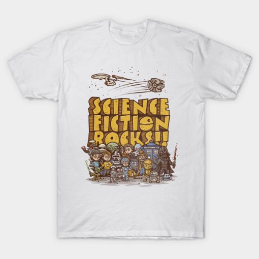 Science Fiction Rocks t-shirt