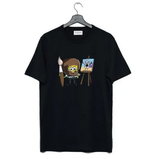 Sponge-Bob Ross t-shirt