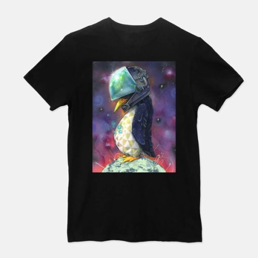 Sir Paisley ~ Space Penguin t-shirt