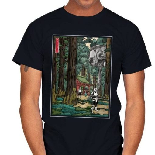 Galactic Empire in Japanese Forest t-shirt