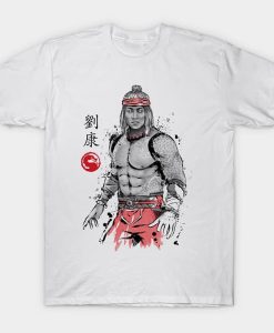 Liu Kang from Mortal Kombat t-shirt