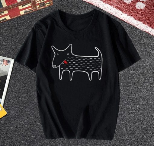 Black Dog Kawaii Tshirt