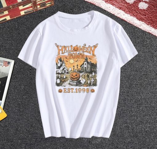 Halloweentown Est 1998 Vintage 90s Style Graphic TShirt