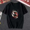 Yin Yang The Great Wave Off Koi Fish Tshirt