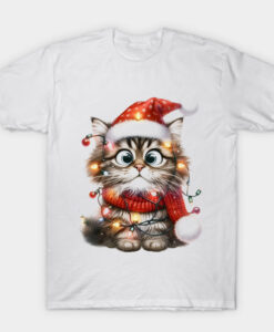 Cat Chistmas T-shirt