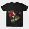 Santa Fishing T-shirt