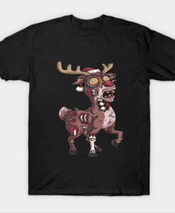 Zombie Reindeer T-shirt