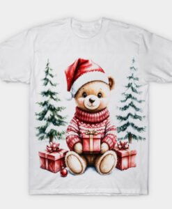bear brown White T-shirt