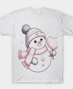 boneka salju pink tshirt