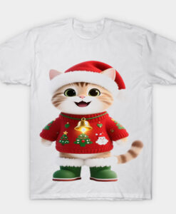 cat-White-T-shirt