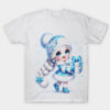 frozen blue White T-shirt