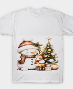 manusia salju tshirt