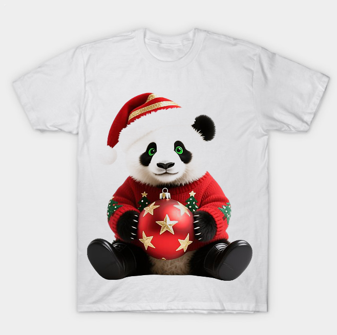 panda White T-shirt panda White T-shirt