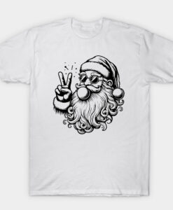 retro santa t-shirt