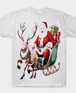 rusa santa tshirt