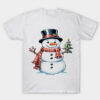 snowmann White T-shirt