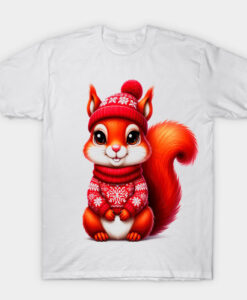 squirrel White T-shirt