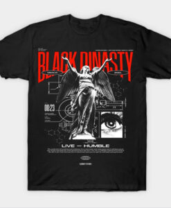 BLACK DINASTY Black T-shirt