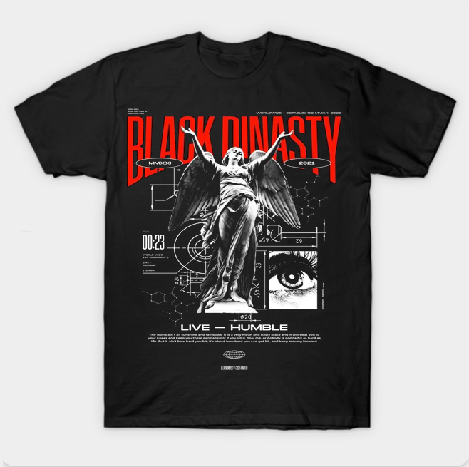 BLACK DINASTY Black T-shirt BLACK DINASTY Black T-shirt