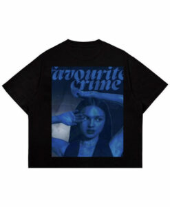 favorite crime black t-shirt