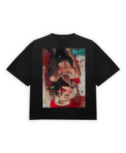 flip marilyn monroe black t-shirt