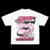pink car y2k White t-shirt