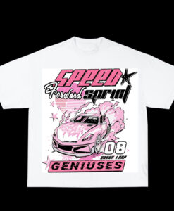 pink car y2k White t-shirt