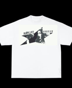 star olivia rodrigo white t-shirt